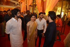 Akkineni Family at Nimmagadda Prasad Daughter Wedding